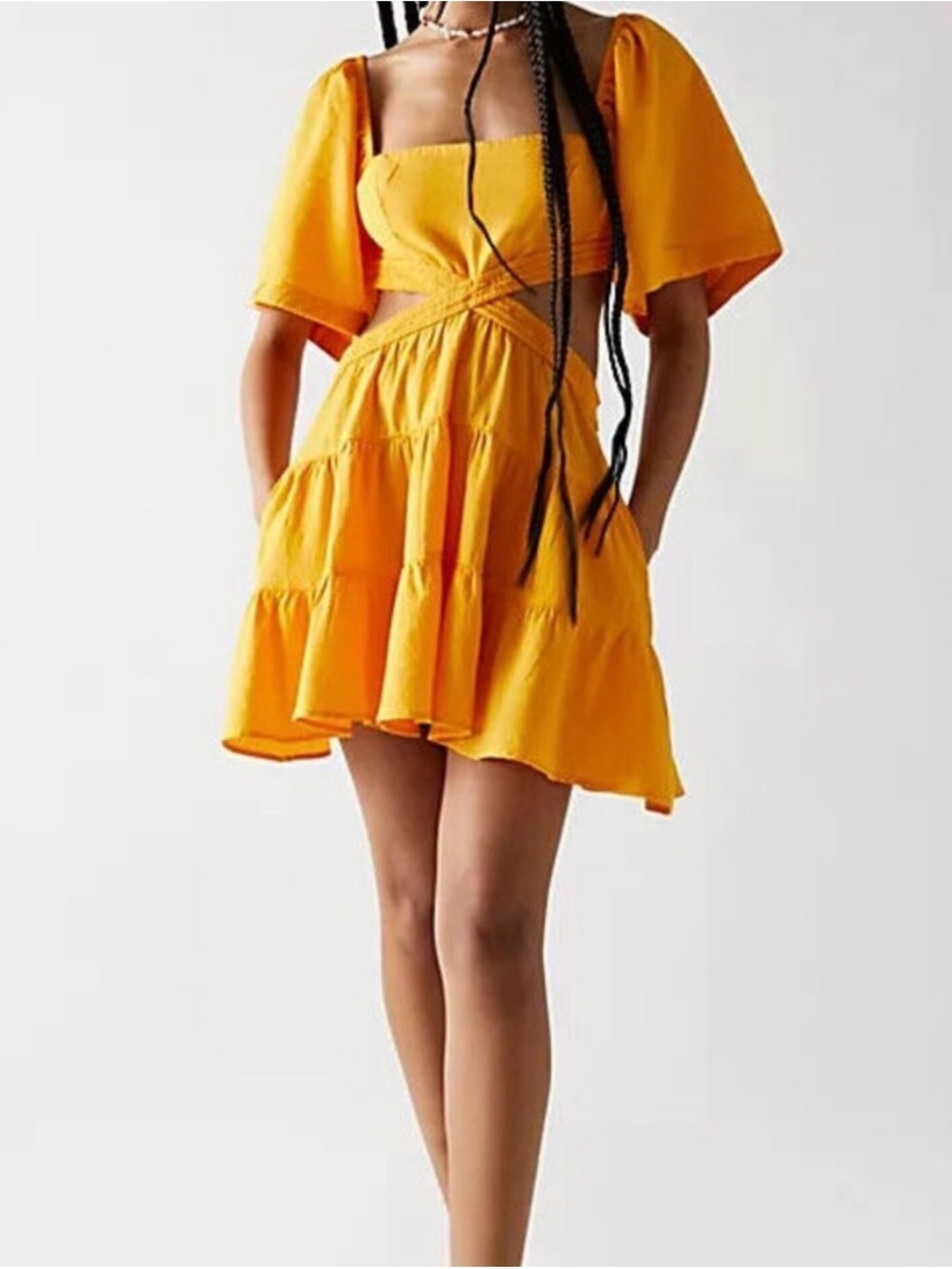 Free People Cross Of Sunlight Mini Endless Summer Dress